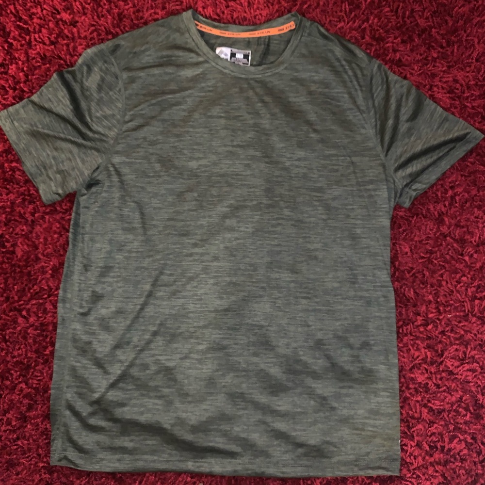 Green Mens Athletic Shirt